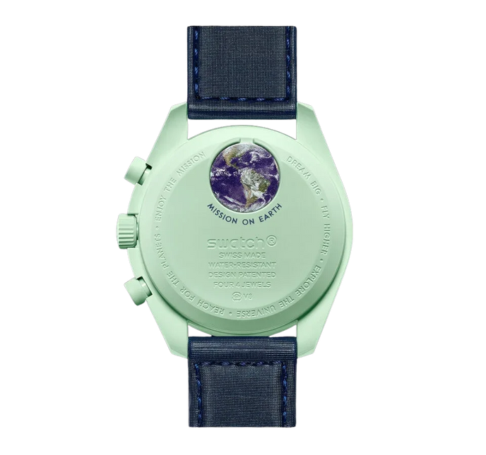 Swatch x Omega Bioceramic Moonswatch Mission to Earth - Exclufy