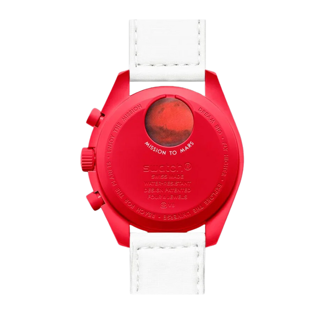 Swatch x Omega Bioceramic Moonswatch Mission to Mars - Exclufy