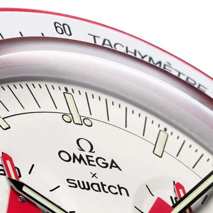 Swatch x Omega Bioceramic Moonswatch Mission to Mars - Exclufy