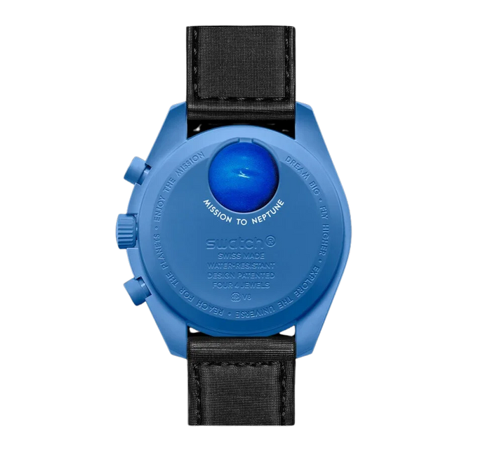 Swatch x Omega Bioceramic Moonswatch Mission to Neptune - Exclufy