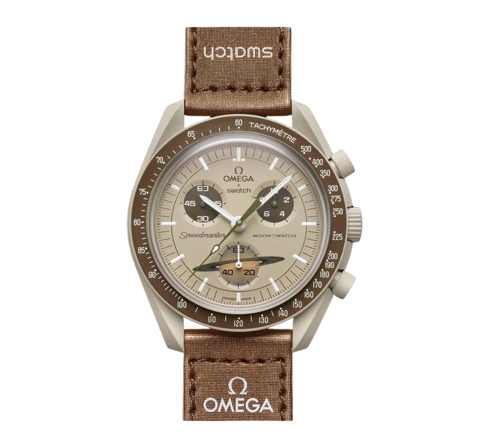 Swatch x Omega Bioceramic Moonswatch Mission to Saturn - Exclufy