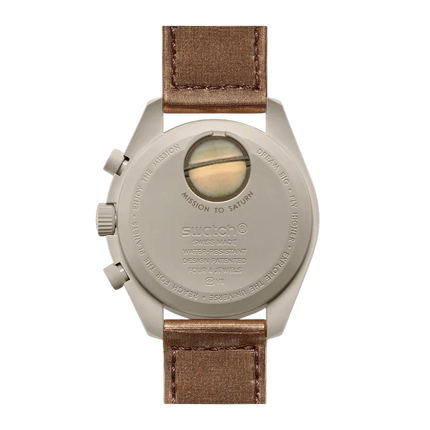 Swatch x Omega Bioceramic Moonswatch Mission to Saturn - Exclufy