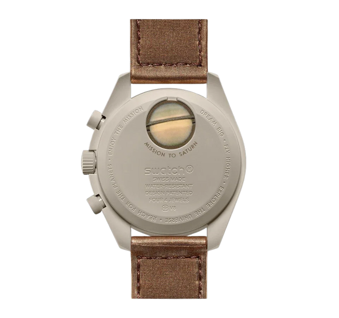 Swatch x Omega Bioceramic Moonswatch Mission to Saturn - Exclufy