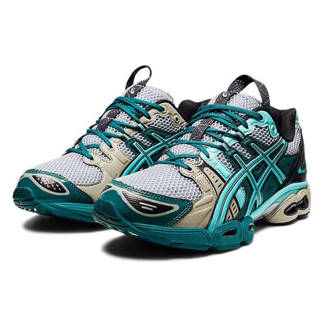 ASICS UB3-S Gel-Nimbus 9 Kiko Kostadinov Piedmont Grey Aruba Blue - Exclufy