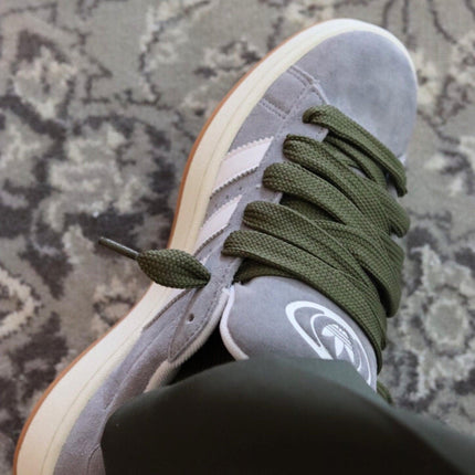 Fat laces 18mm | Khaki Green - Exclufy