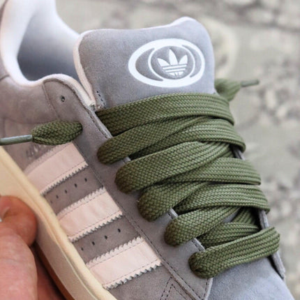 Fat laces 18mm | Khaki Green - Exclufy