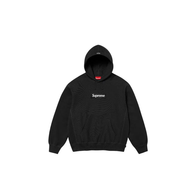 Hoodie Supreme Box Logo FW24 Black - Exclufy