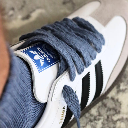 Rope lace flat 15mm | Midnight Blue - Exclufy