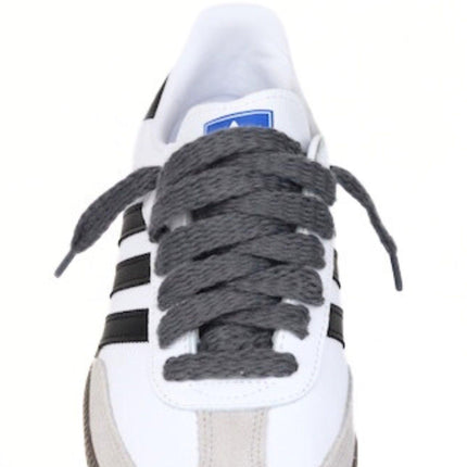 Rope lace flat 15mm | Grey - Exclufy