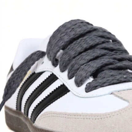 Rope lace flat 15mm | Grey - Exclufy