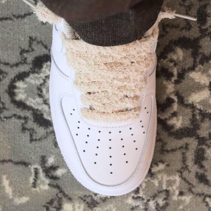 Fuzzy lace 15mm | Beige - Exclufy