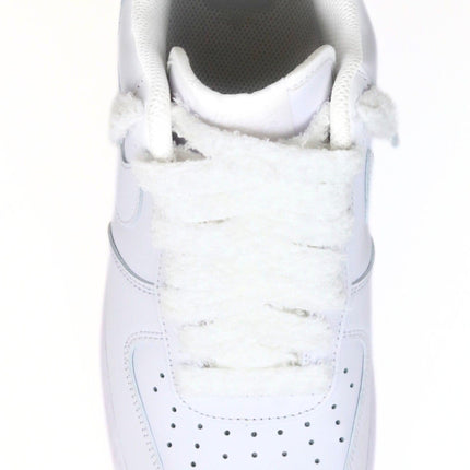 Fuzzy lace 15mm | White - Exclufy