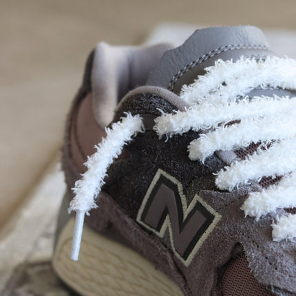 Fuzzy lace 7mm | White - Exclufy