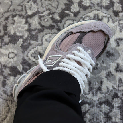 Fuzzy lace 7mm | White - Exclufy