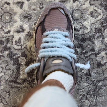 Fuzzy lace 7mm | Sky blue - Exclufy