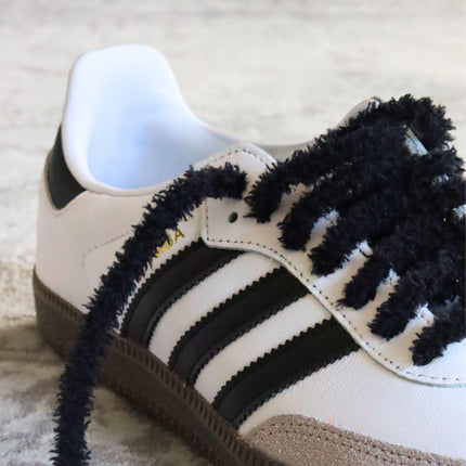 Fuzzy lace 7mm | Black - Exclufy