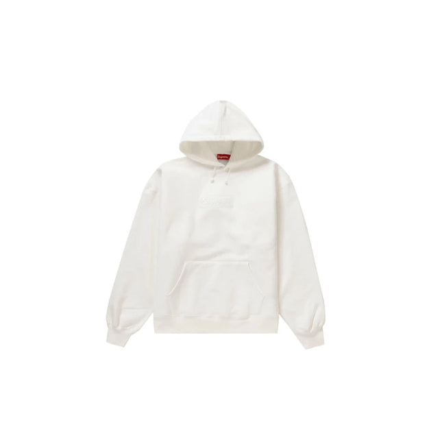 Hoodie Supreme Box Logo FW23 White - Exclufy