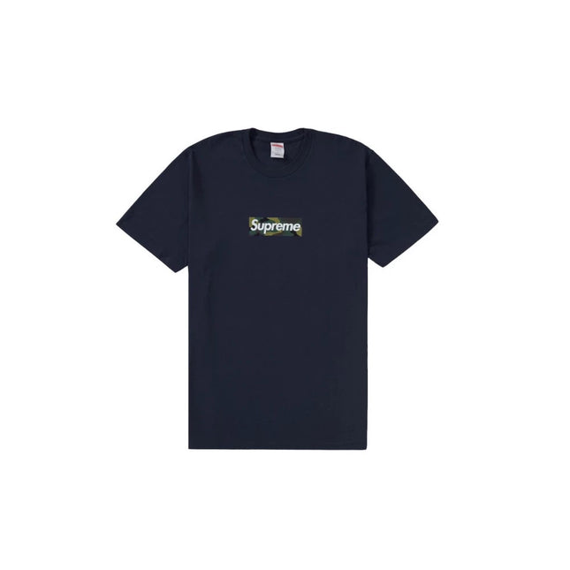 T-Shirt Supreme Box Logo Navy FW23 - Exclufy