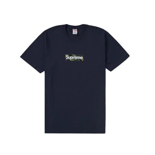 T-Shirt Supreme Box Logo Navy FW23 - Exclufy