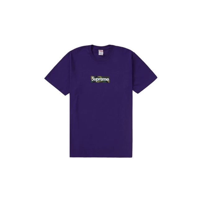 T-Shirt Supreme Box Logo FW23 Purple - Exclufy