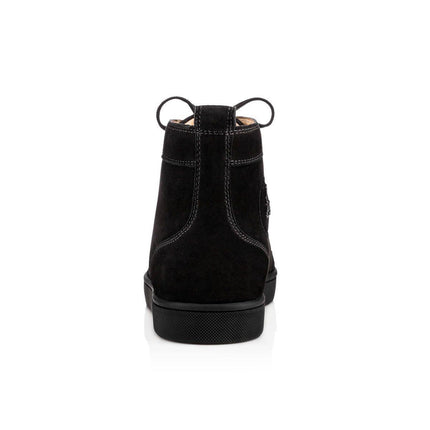 Christian Louboutin High Top Lou Spikes Black - Exclufy