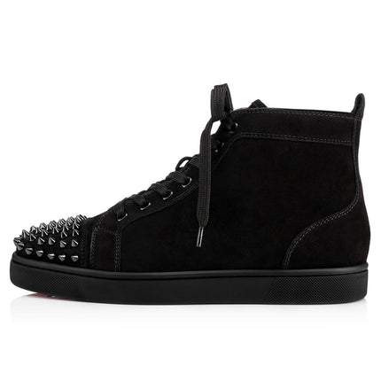 Christian Louboutin High Top Lou Spikes Black