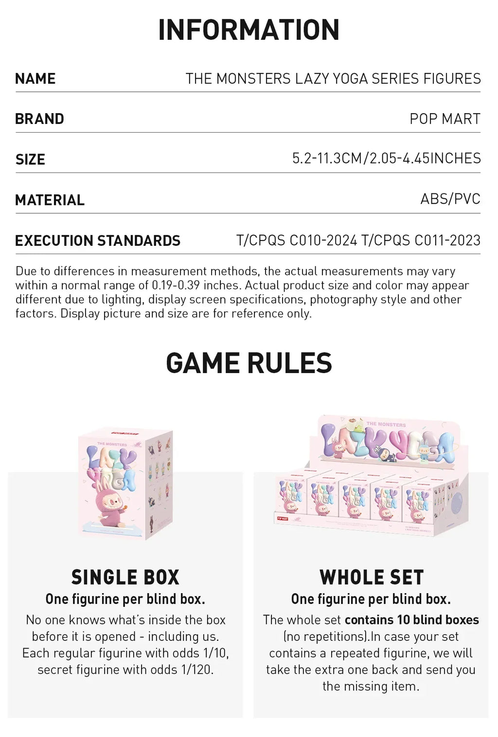 Pop Mart Labubu The Monsters Lazy Yoga Series Figures Single Blind Box - Exclufy