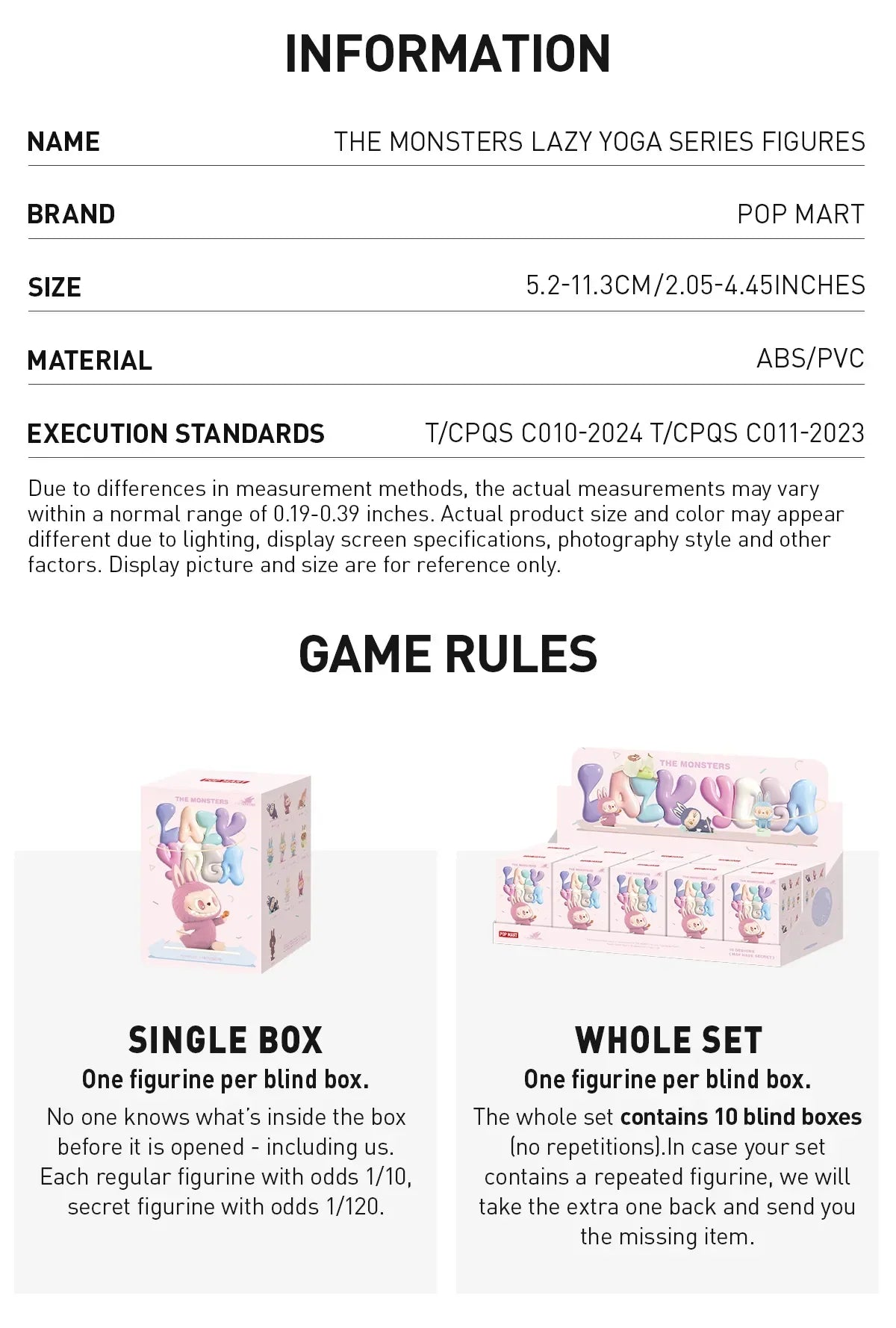 Pop Mart Labubu The Monsters Lazy Yoga Series Figures Single Blind Box - Exclufy