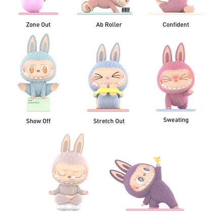 Pop Mart Labubu The Monsters Lazy Yoga Series Figures Single Blind Box - Exclufy