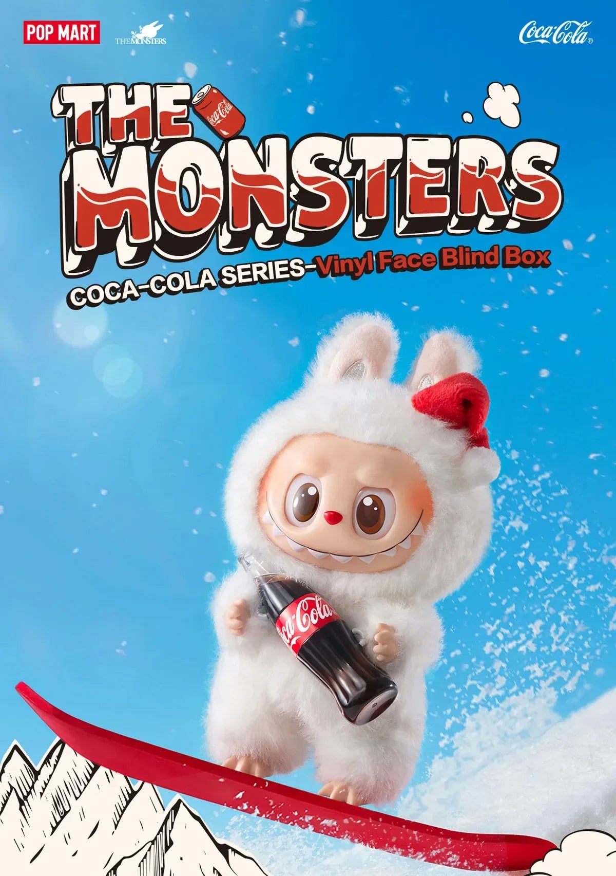 Pop Mart Labubu The Monsters Coca Cola Series Vinyl Face Single Blind Box - Exclufy
