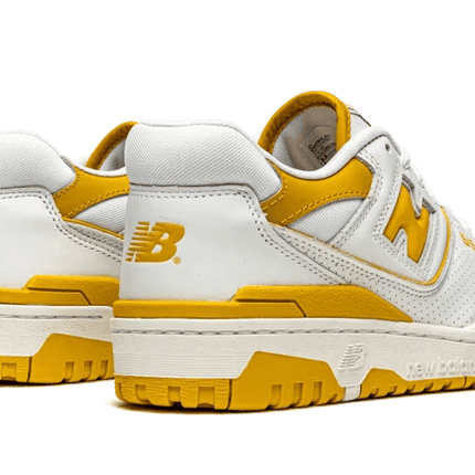 New Balance 550 Sea Salt Varsity Gold - Exclufy