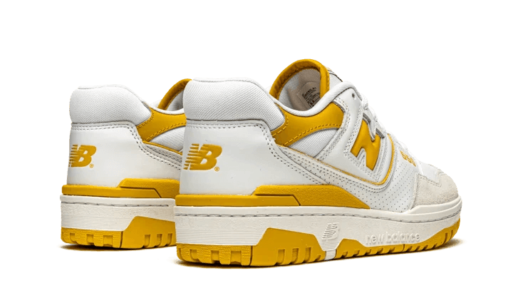 New Balance 550 Sea Salt Varsity Gold - Exclufy