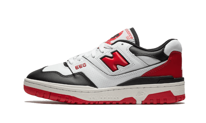 New Balance 550 White Red Black - Exclufy