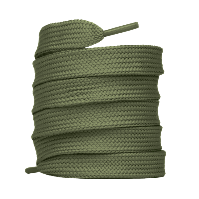 Fat laces 18mm | Khaki Green - Exclufy