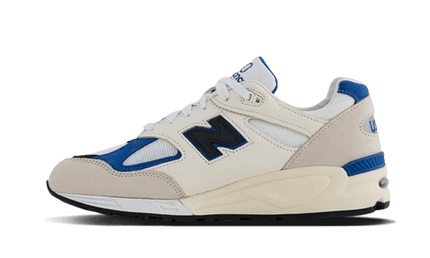 New Balance 990 V2 Made In USA White Blue - Exclufy