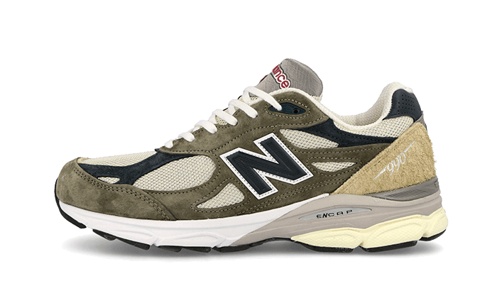 New Balance 990 v3 Made In USA Green Cream - Exclufy