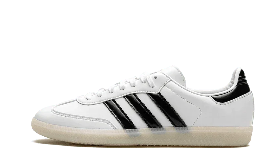 Adidas Samba Jason Dill White Black Patent - Exclufy