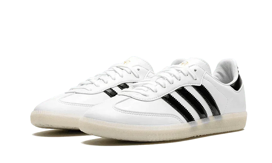 Adidas Samba Jason Dill White Black Patent - Exclufy
