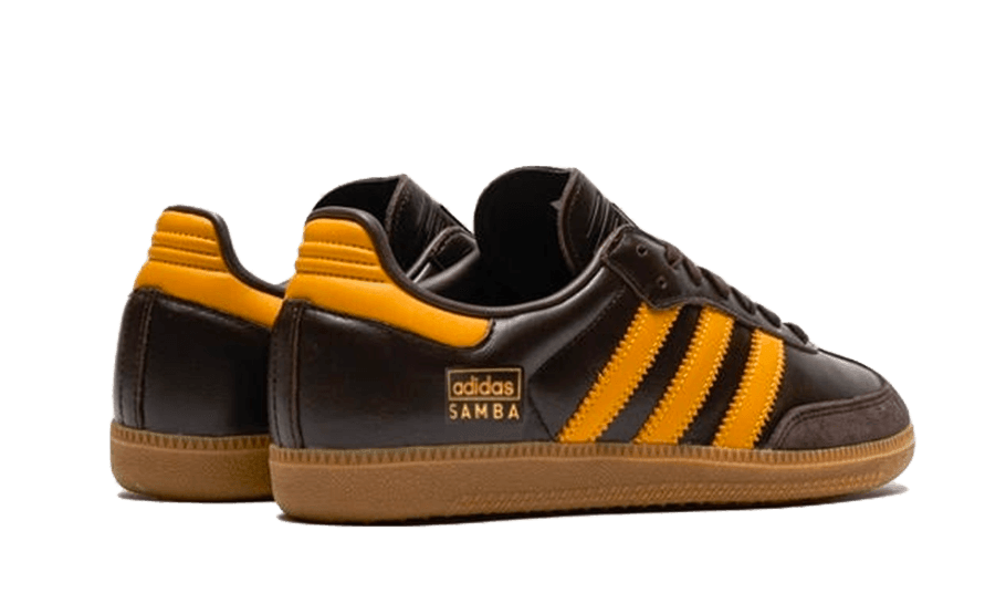 Adidas Samba OG Dark Brown Yellow - Exclufy