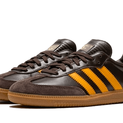 Adidas Samba OG Dark Brown Yellow - Exclufy