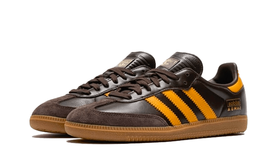 Adidas Samba OG Dark Brown Yellow - Exclufy