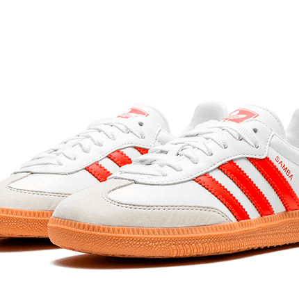 Adidas Samba OG White Solar Red Gum - Exclufy