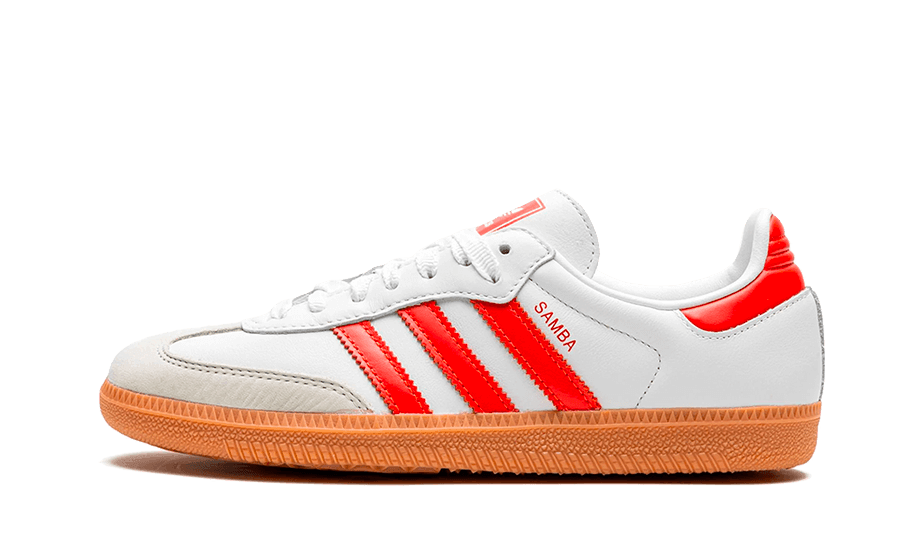 Adidas Samba OG White Solar Red Gum - Exclufy