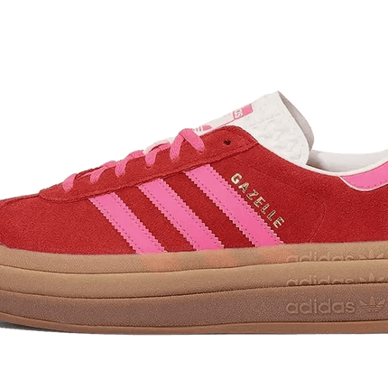 Adidas Gazelle Bold Collegiate Red Lucid Pink - Exclufy