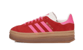 Adidas Gazelle Bold Collegiate Red Lucid Pink - Exclufy