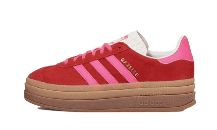 Adidas Gazelle Bold Collegiate Red Lucid Pink - Exclufy