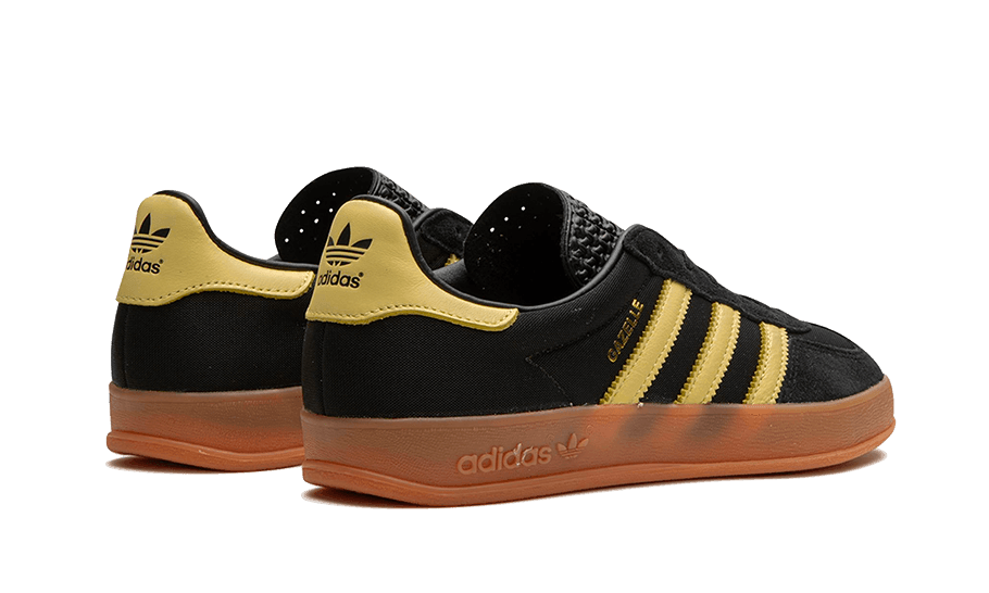 Adidas Gazelle Indoor Core Black Almost Yellow - Exclufy