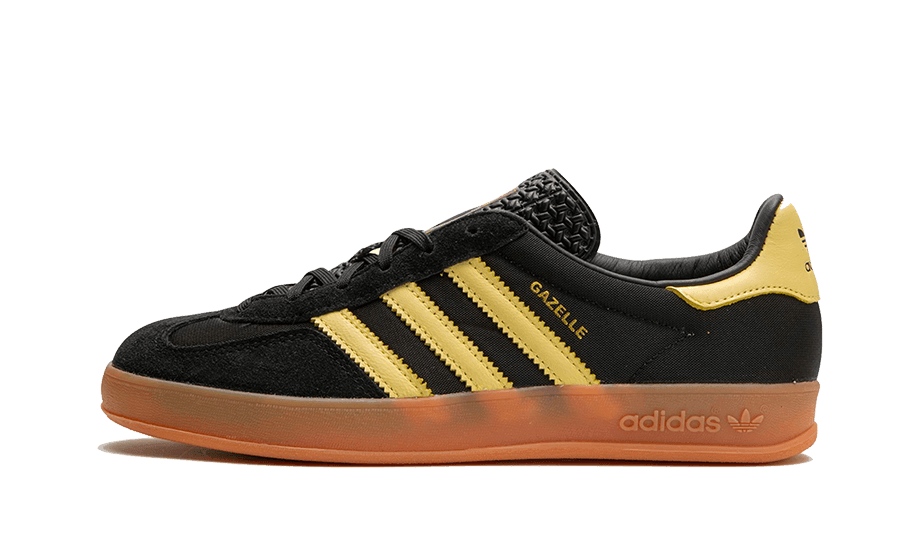 Adidas Gazelle Indoor Core Black Almost Yellow - Exclufy