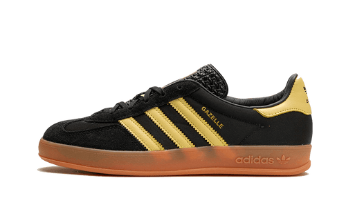Adidas Gazelle Indoor Core Black Almost Yellow - Exclufy