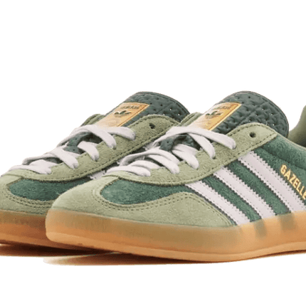 Adidas Gazelle Indoor Mineral Green Silver - Exclufy